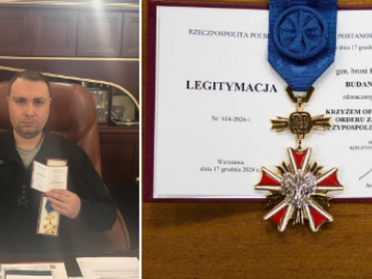 Буданов відмовився від польської нагороди після рішення щодо ордена Зеленського - новини Володимир-Водинського Буданов відмовився від польської нагороди після рішення щодо ордена Зеленського