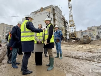 У Нововолинську триває будівництво житла для внутрішньо переміщених осіб 