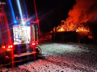 У Морозовичах горів житловий будинок: пожежу ліквідували менш ніж за годину 