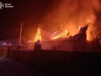  В Іваничах трапилася пожежа в житловому будинку 