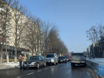 У Володимирі трапилась невелика автомобільна аварія 