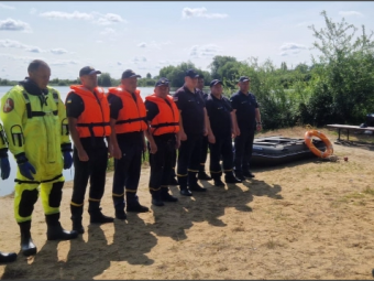 На ставку селища Локачі рятувальники вивчали тактику проведення рятувальних робіт 