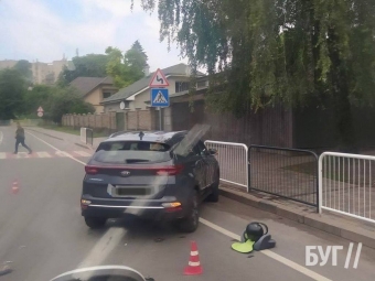 У Володимирі трапилася ДТП за участю легковика та мотоцикла 