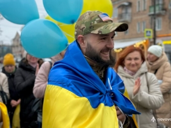  У Нововолинську зустріли захисника Олександра Трощинського, який три роки провів у російському полоні 