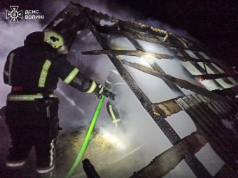 У Зимнівській громаді горіла господарська споруда 