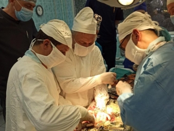 У луцькій лікарні хірурги разом з білоруськими колегами вперше виконали складну операцію на підшлунковій залозі 