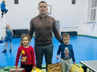 Голова Асоціації спортивної боротьби відвідав дітей Героя Омара Кузьмука 