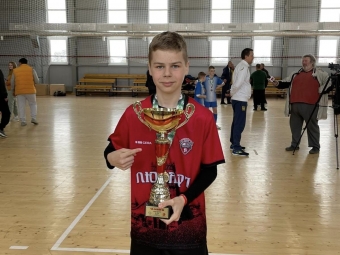 Локачанин Денис Бернадський став срібним призером Кубка України з футзалу серед юнаків U-15 