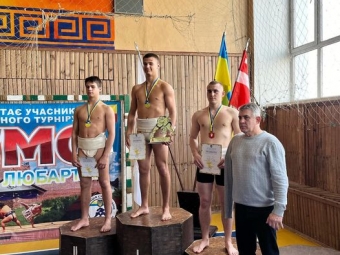 Спортсмен з Нововолинська посів третє місце на Всеукраїнському турнірі з сумо «Кубок Любарта» 