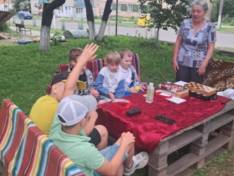 У Локачах бібліотека провела захід для дітей «Футбольні пригоди з книгою»!» 