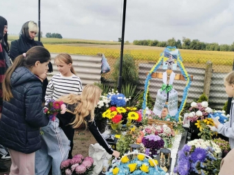 В Іваничівській громаді відзначили першу річницю з дня загибелі Героя – Андрія Бобака 