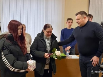 У Нововолинську рідним полеглого захисника Михайла Новікова вручили орден «За мужність» 