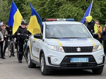 У Нововолинську провели патріотичну веломандрівку до Дня Європи 