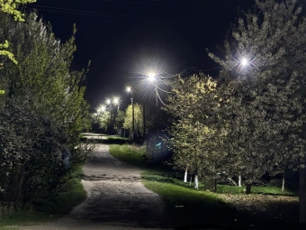 У Білополі Локачинської громади повністю оновили вуличне освітлення 