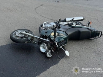 На Волині зіткнулися авто і мотоцикл, травмувався водій двоколісного 