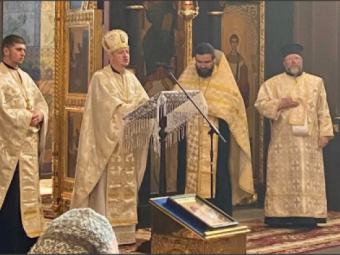 У Свято-Успенському соборі Володимира відбулася перша недільна літургія 