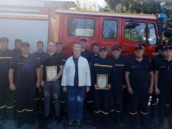В Іваничівській громаді привітали рятувальників з професійним святом 