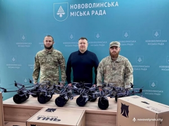 Бійцям бригади «Любарт» передали FPV-дрони від Нововолинської громади 