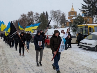 Іваничівська громада провела в останню дорогу померлого захисника Миколу Положевця 
