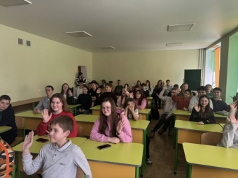  До Дня єдності у Локачинському ліцеї відбулося спілкування з народним депутатом 