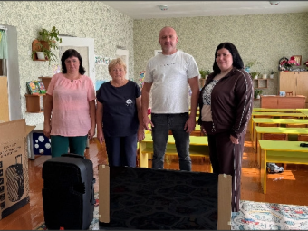 Німецька організація передала допомогу закладу дошкільної освіти села Затурці 