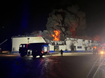У Нововолинську масштабна пожежа на підприємстві «Пан Курчак» 