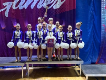 Нововолинські чирлідерки вибороли пʼять нагород на Всеукраїнському турнірі 