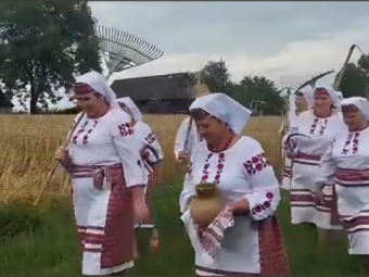 Вокальний колектив Затурцівської громади провів зажинковий обряд 