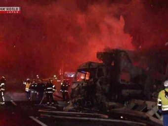  В Японії сталася масштабна ДТП за участю понад 50 авто, є загиблі, десятки поранених 