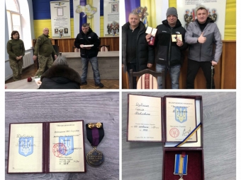 Ветерану війни з Зимнівської громади вручили державні нагороди 