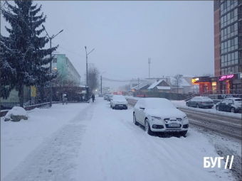  Володимир замітає снігом 