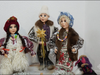 У Володимирі відбулося відкриття виставки авторських ляльок Оксани Саганюк 