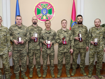 Волинських прикордонників нагородили за бойові завдання на сході України 
