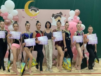 Гімнастки з Володимира посіли призові місця на Чемпіонаті з художньої гімнастики 