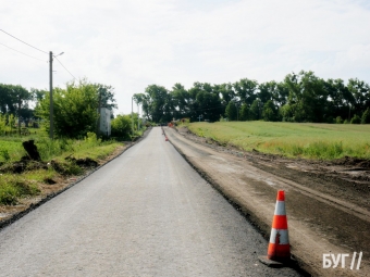 У Володимирській громаді триває капітальний ремонт дороги Новосілки-Орані 