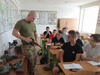 Ветеран війни з Харківщини став вчителем у Володимирі 