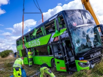 В аварії з автобусом у Німеччині постраждало четверо українців 