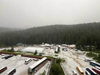 У Карпатах випав перший сніг 