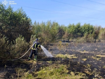 За добу рятувальники ліквідували 14 загорянь у громадах Волині 