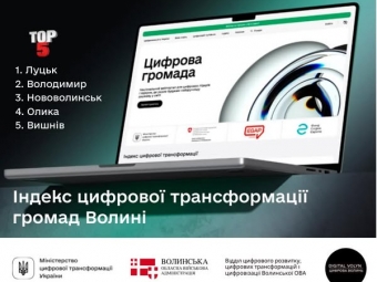 Володимир – на другому місці за індексом цифрової трансформації громад Волині 