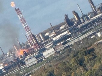 Дрони ГУР атакували НПЗ в російській Уфі 