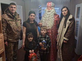 В Іваничах з Днем святого Миколая привітали дітей із родин загиблих та зниклих безвісти Захисників 
