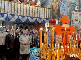 У храмі села Бортнів провели перше богослужіння після переходу до ПЦУ 