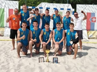 Спортсмени з Нововолинська стали триразовими чемпіонами України з пляжного гандболу 