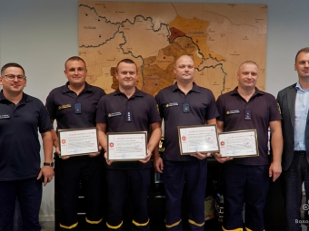 У Володимирі привітали рятувальників із професійним святом 