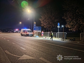 В Устилузі п’яний водій буса на смерть збив велосипедистку 