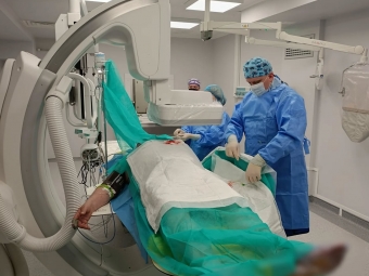  Життя без болю в ногах: у Володимирському ТМО проводять ангіографію судин 