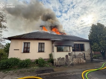 У Володимирі горів будинок 