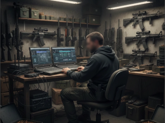 Мешканець Нововолинська організував незаконний збут зброї та боєприпасів через інтернет 