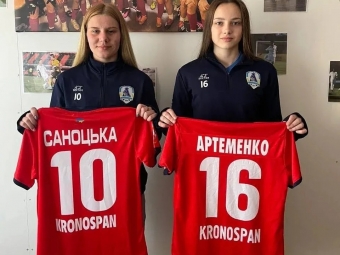 ЖФК «Ладомир» увів до свого складу двох 15-річних вихованок 